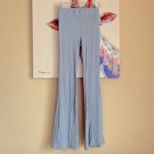 AERIE COTTON RIBBED FLARE LEGGINGS | SIZE- XS